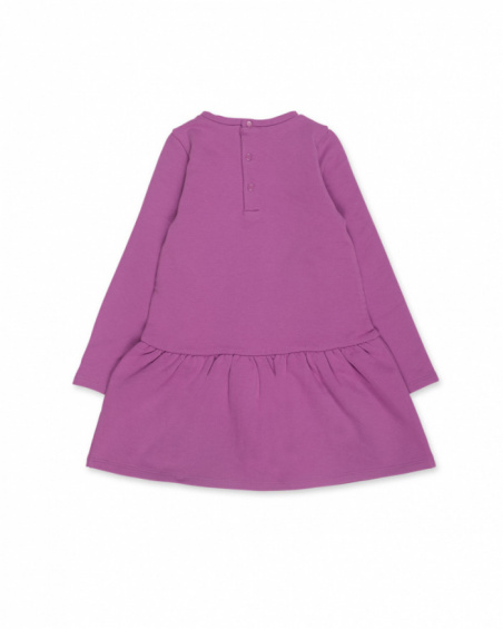 Robe en peluche lilas pour fille Robot Maker Robe en peluche lilas pour fille Robot Maker