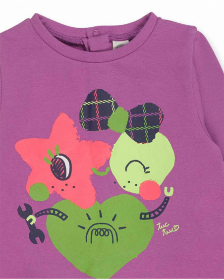 Robe en peluche lilas pour fille Robot Maker Robe en peluche lilas pour fille Robot Maker