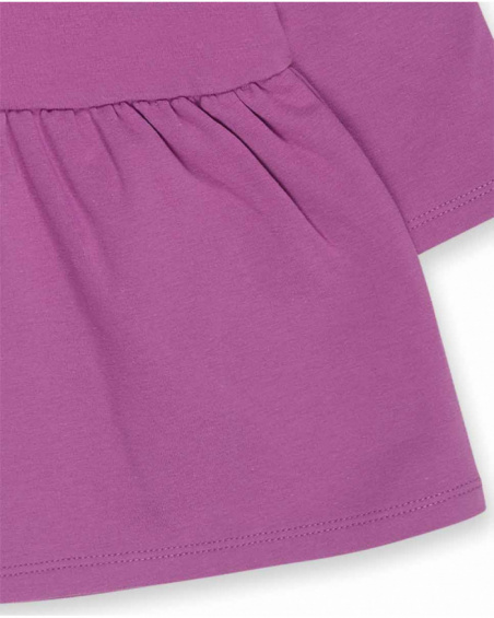 Robe en peluche lilas pour fille Robot Maker Robe en peluche lilas pour fille Robot Maker