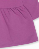 Robe en peluche lilas pour fille Robot Maker Robe en peluche lilas pour fille Robot Maker
