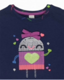 Robe en peluche bleue pour fille Robot Maker Robe en peluche bleue pour fille Robot Maker