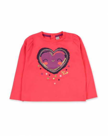 T-shirt en maille lilas pour fille Robot Maker T-shirt en maille lilas pour fille Robot Maker