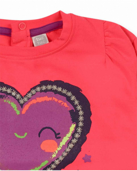 T-shirt en maille lilas pour fille Robot Maker T-shirt en maille lilas pour fille Robot Maker