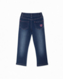 Pantalon en jean bleu pour fille Robot Maker Pantalon en jean bleu pour fille Robot Maker