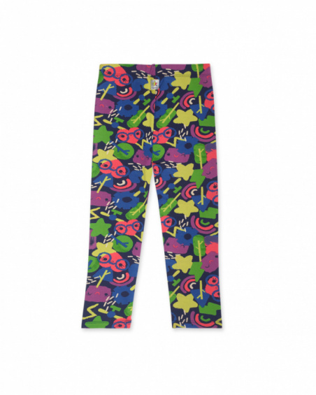 Legging noir pour fille Robot Maker Legging noir pour fille Robot Maker