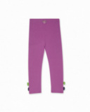 Legging fille Robot Maker lilas en maille Legging fille Robot Maker lilas en maille