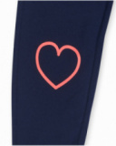 Pantalon peluche fille Robot Maker bleu Pantalon peluche fille Robot Maker bleu