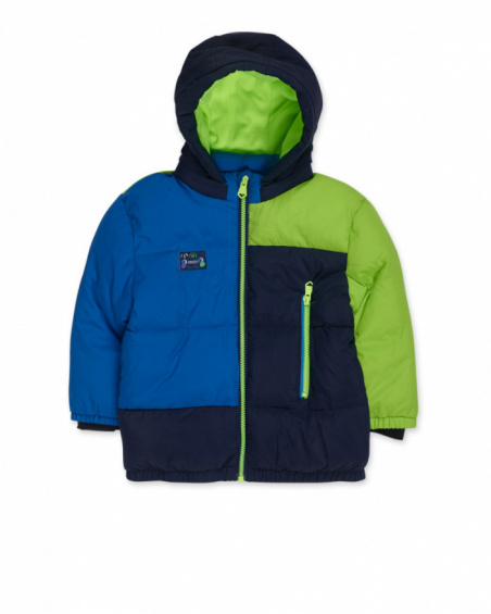 Parka matelassée garçon Robot Maker bleue Parka matelassée garçon Robot Maker bleue