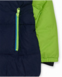 Parka matelassée garçon Robot Maker bleue Parka matelassée garçon Robot Maker bleue