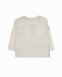 T-shirt en maille blanc pour garçon Robot Maker T-shirt en maille blanc pour garçon Robot Maker