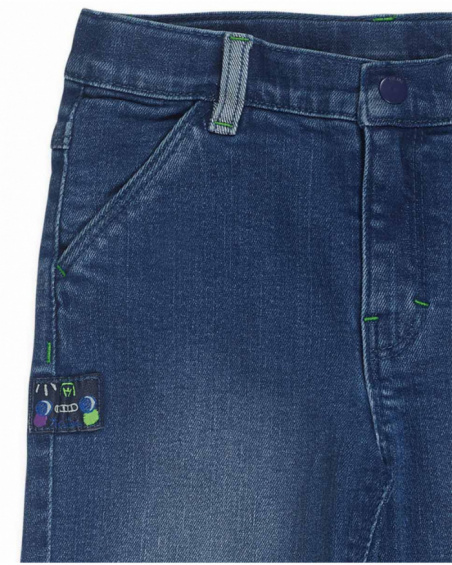 Pantalon denim bleu Robot Maker Pantalon denim bleu Robot Maker