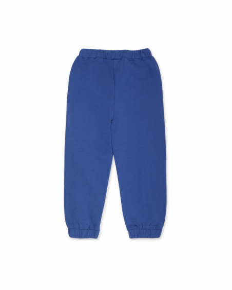 Pantalon peluche garçon Robot Maker bleu Pantalon peluche garçon Robot Maker bleu