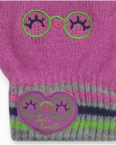 Gants tricotés lilas pour fille Robot Maker Gants tricotés lilas pour fille Robot Maker
