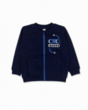 Veste polaire bleue pour garçon Robot Maker Veste polaire bleue pour garçon Robot Maker
