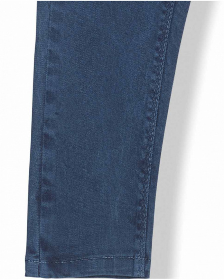 Pantalon sergé bleu garçon Robot Maker