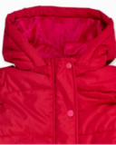 Parka matelassée rouge pour fille collection Besties Parka matelassée rouge pour fille collection Besties