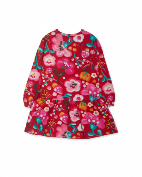 Robe en peluche rose fille Besties Robe en peluche rose fille Besties