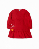 Robe en maille rouge pour fille Besties Robe en maille rouge pour fille Besties