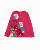 T-shirt en maille rose fille Besties T-shirt en maille rose fille Besties