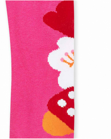 Collants roses filles Besties Collants roses filles Besties
