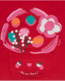 T-shirt en maille rouge pour fille Besties T-shirt en maille rouge pour fille Besties