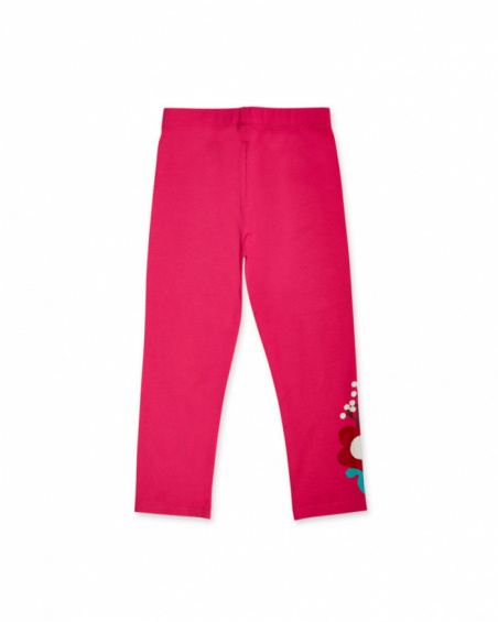 Legging en maille rose pour fille Besties Legging en maille rose pour fille Besties