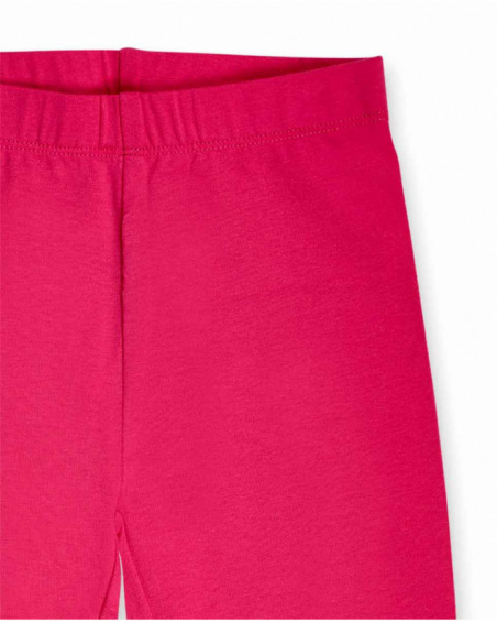 Legging en maille rose pour fille Besties Legging en maille rose pour fille Besties