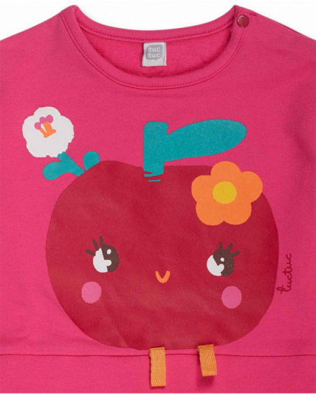 Robe en peluche rose pour fille Besties Robe en peluche rose pour fille Besties