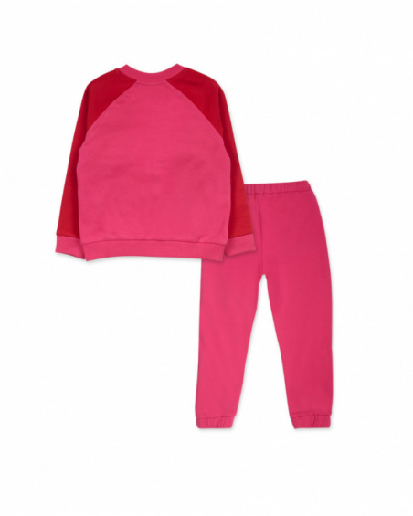 Ensemble peluche rose pour fille Besties Ensemble peluche rose pour fille Besties