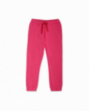Pantalon en peluche rose pour fille Besties Pantalon en peluche rose pour fille Besties