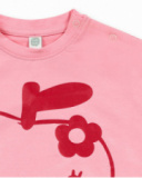 T-shirt en maille rose pour fille Besties T-shirt en maille rose pour fille Besties