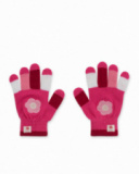 Gants tricotés roses pour fille Besties Gants tricotés roses pour fille Besties