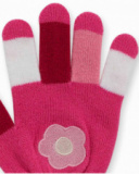 Gants tricotés roses pour fille Besties Gants tricotés roses pour fille Besties