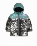 Parka matelassée bleue fille Cattitude Parka matelassée bleue fille Cattitude