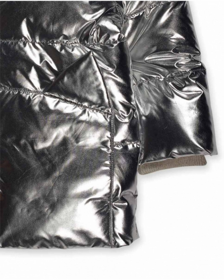 Parka matelassée bleue fille Cattitude Parka matelassée bleue fille Cattitude