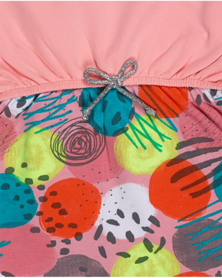 Robe peluche rose pour fille Cattitude Robe peluche rose pour fille Cattitude