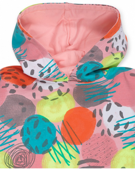 Robe peluche rose fille Cattitude Robe peluche rose fille Cattitude