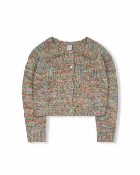 Veste tricot rose pour fille Cattitude Veste tricot rose pour fille Cattitude
