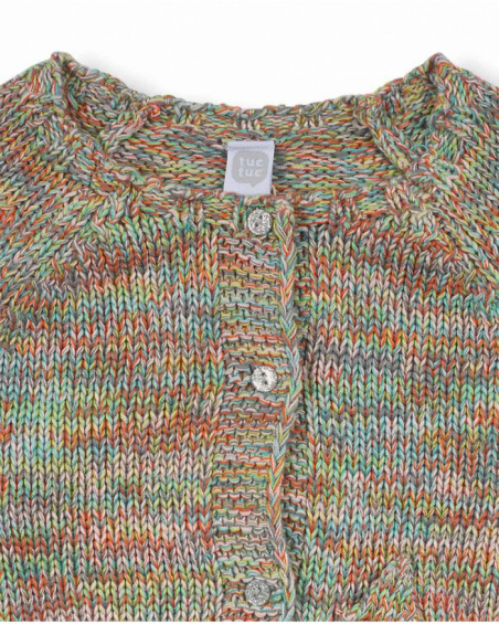 Veste tricot rose pour fille Cattitude Veste tricot rose pour fille Cattitude