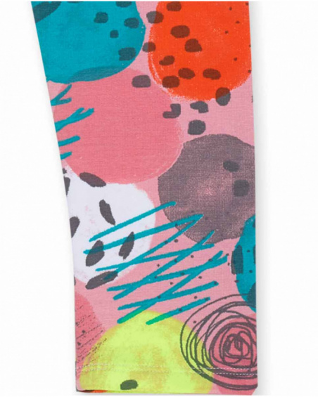 Legging rose fille Cattitude Legging rose fille Cattitude