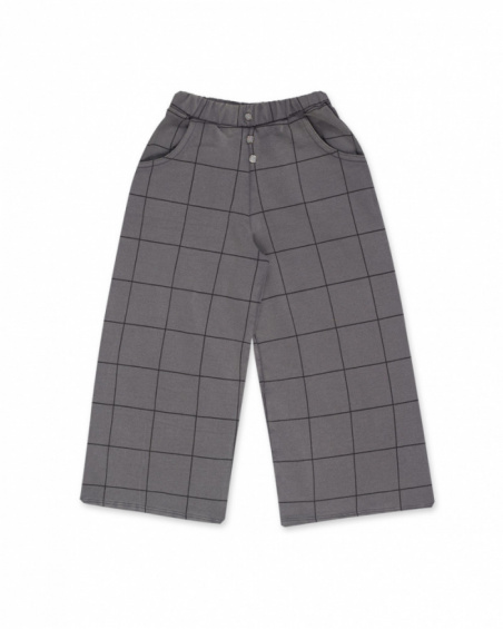 Pantalon peluche fille Cattitude gris Pantalon peluche fille Cattitude gris