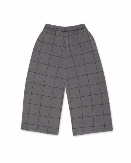 Pantalon peluche fille Cattitude gris Pantalon peluche fille Cattitude gris