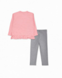Ensemble peluche rose fille Cattitude Ensemble peluche rose fille Cattitude