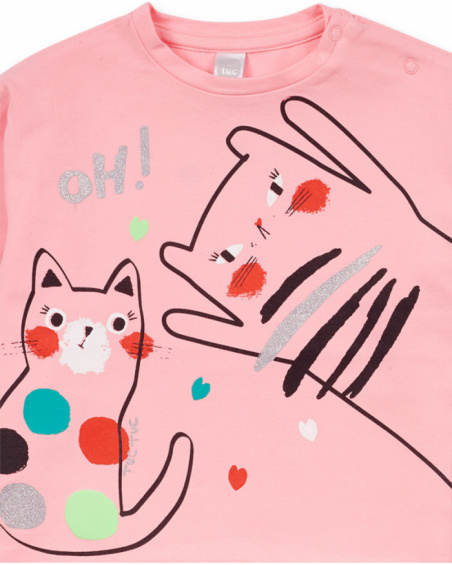 Ensemble peluche rose fille Cattitude Ensemble peluche rose fille Cattitude