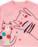 Ensemble peluche rose fille Cattitude Ensemble peluche rose fille Cattitude