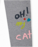 Legging peluche gris fille Cattitude Legging peluche gris fille Cattitude