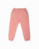 Pantalon twill fille Catiitude rose Pantalon twill fille Catiitude rose