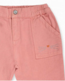 Pantalon twill fille Catiitude rose Pantalon twill fille Catiitude rose