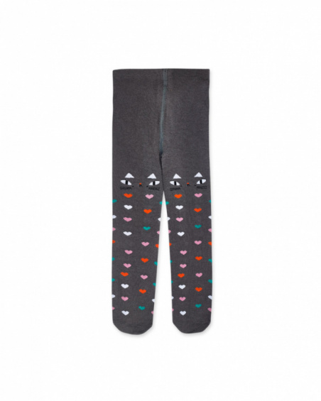 Collants noirs pour fille Cattitude Collants noirs pour fille Cattitude