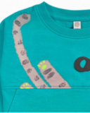 Sweat molleton bleu garçon Cattitude Sweat molleton bleu garçon Cattitude